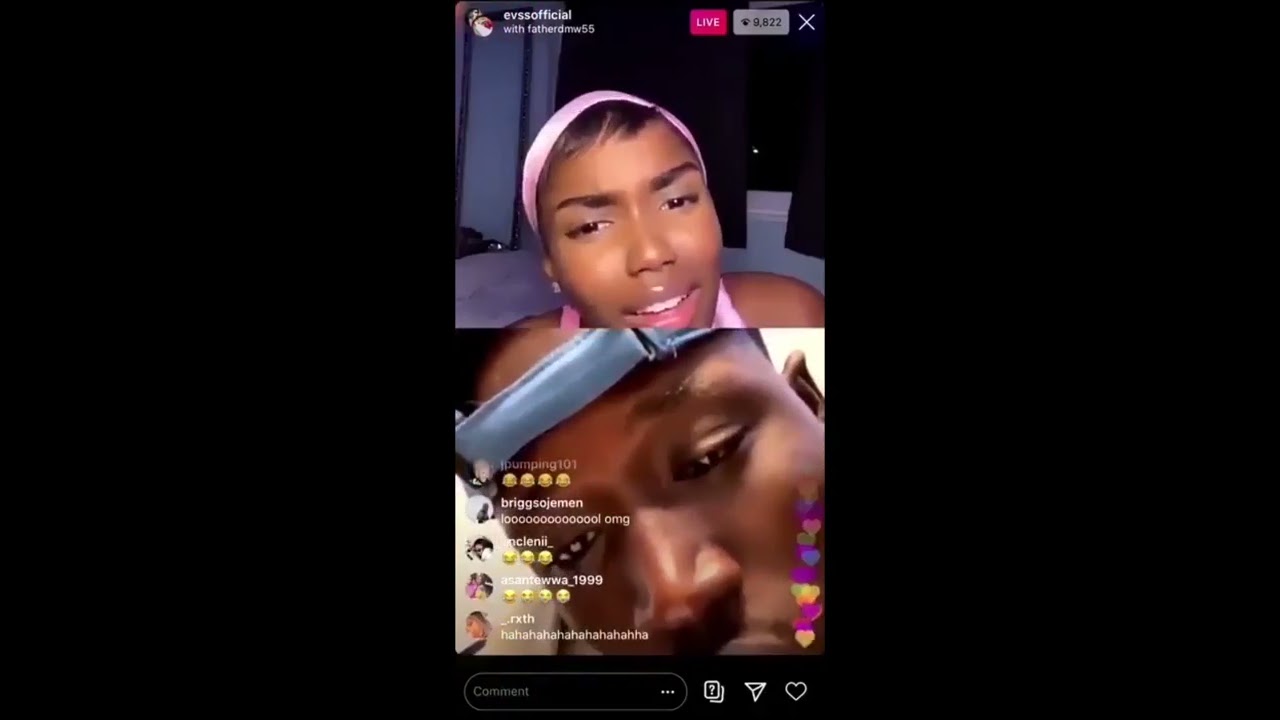 Father dmw and Evss  Instagram live videos - ENTERTAINMENT