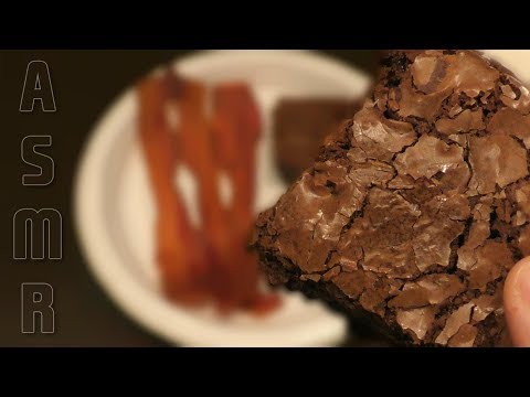 ASMR: Eating Bacon & Brownies for Breakfast (INTENSE ASMR SOUNDS!)