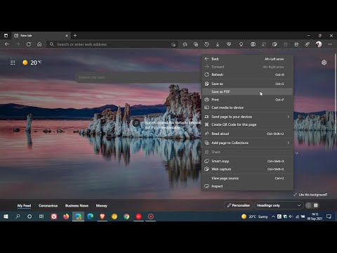 Microsoft adds new Save as PDF option to right click menu in Edge