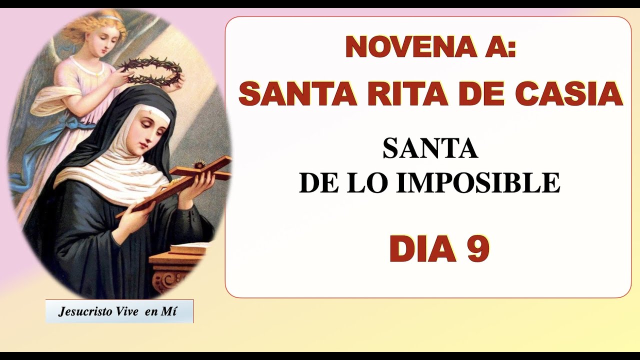 Novena De Santa Rita De Casia 9 Dia