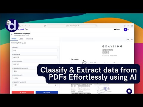 DocumentPro Classify and Extract Data from Different Utility Bills