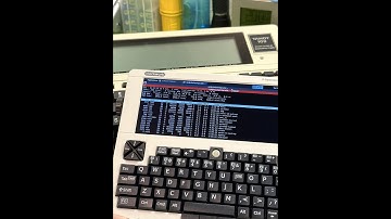 Booting the DevTerm the first time.