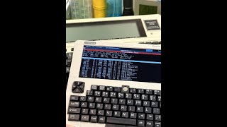 Booting the DevTerm the first time.