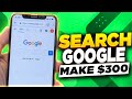 Get Paid $300 to Search On Google! *New Website*| Earn Money Online 2022