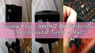 Review Korg  Aw4gbk Pitchcrow Clipon Guitar Tuner  Black