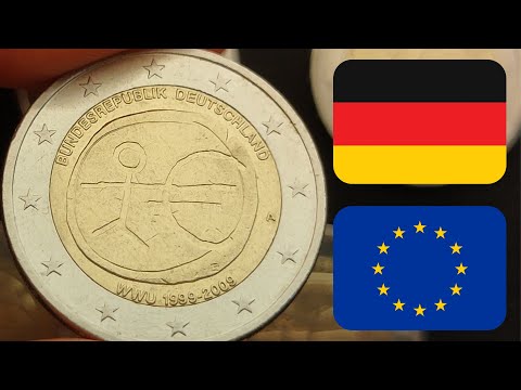 Germany 2009, 10th anniversary of Economic and Monetary Union, €2 commemorative coins