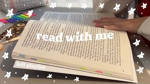 read and annotate with me 📖💭✨ 1 hour real time, relaxing lofi playlist