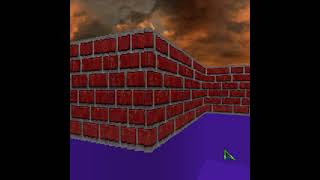 raycasting wall texturing first atempt