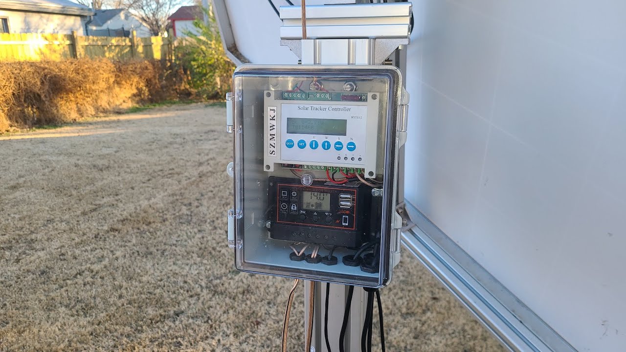 SZMWKJ 6000N Dual Axis Solar Panel Tracking Tracker Kit – Complete Auto Tracking System