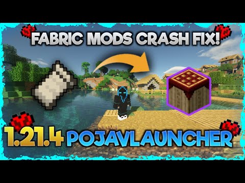 How To Install Fabric 1.21.4 In Pojav Launcher 🔥 Crash fix No lag !!?