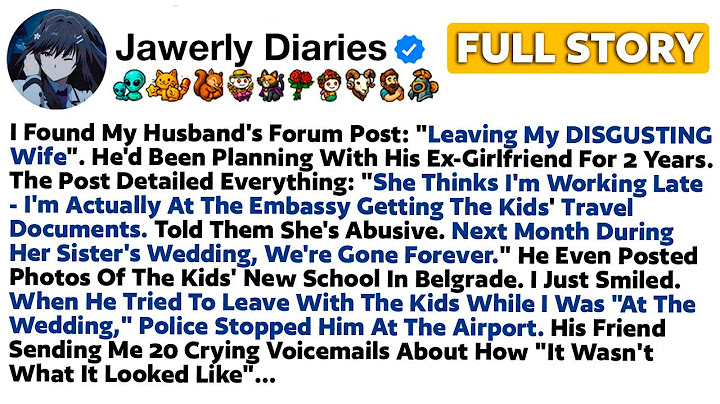 [FULL STORY] I Found My Husband's Forum Post: "Leaving My DISGUSTING Wife"...