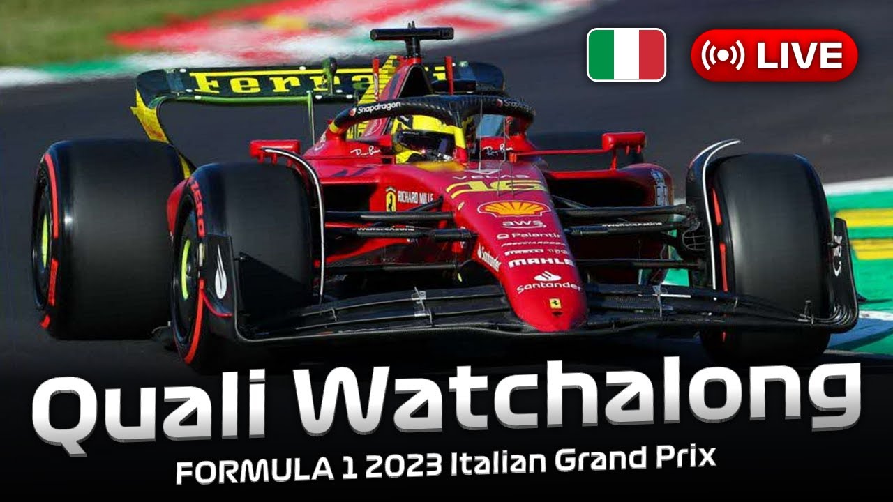 LIVE FORMULA 1 Italian Grand Prix 2023 - QUALIFYING Watchalong Live Timing