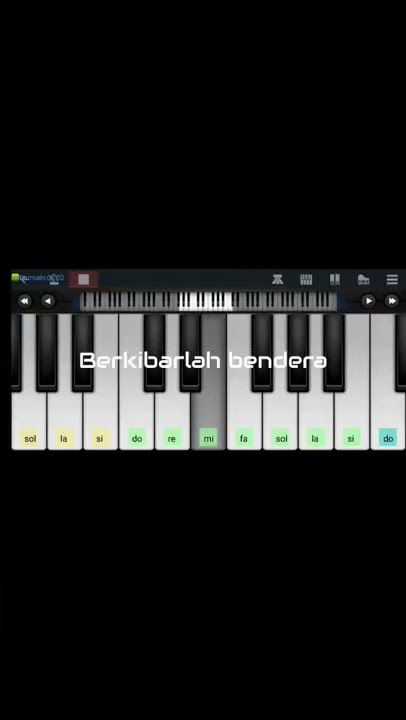 Download lagu 'Berkibarlah bendera ku'. Ciptaan : Ibu Sud. not pianika lagu lagu nasional Indonesia
