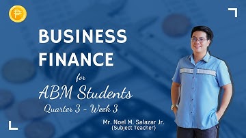 Business Finance (Quarter 3 - Week 3) Budgets and Projected Financial Statements