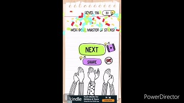 Brain Test Level 116 - 120 walkthrough (solutions at description)