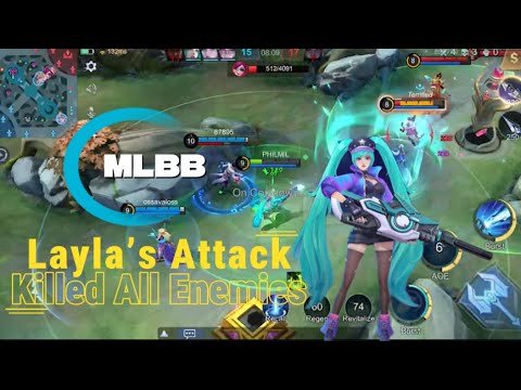 MLBB | Layla’s Attack Killed All Enemies 😱 | Mobile Legends: Bang bang