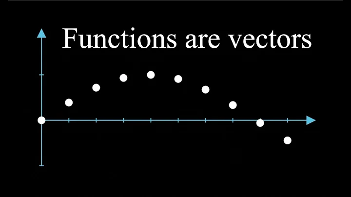 Why functions are vectors (Intuition)