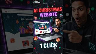 This AI Builds a Christmas Website in One Click | #shorts #ai