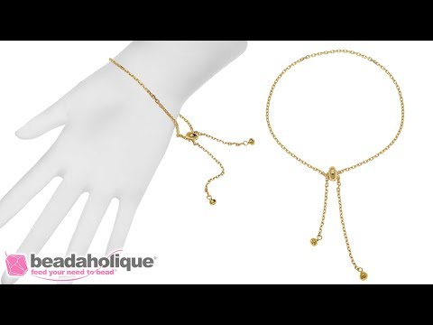 How to Make An Adjustable Slider Clasp Bracelet