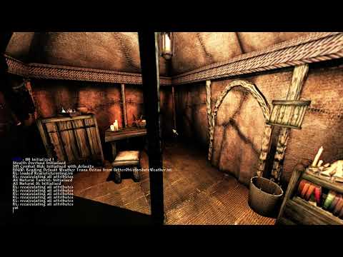 Oblivion HDR `cal` command example