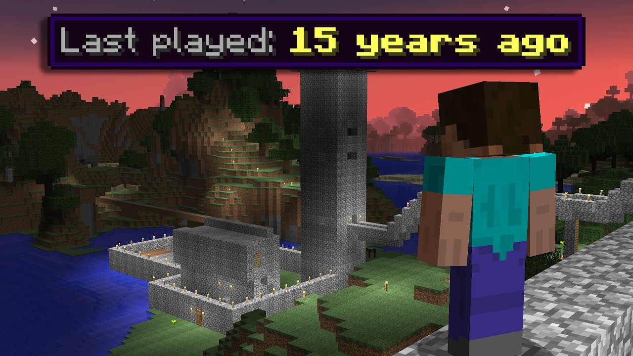 Exploring forgotten Minecraft worlds