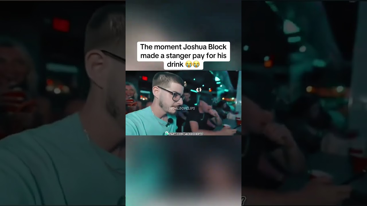 Joshua Block Makes A Stranger Pay For Him
