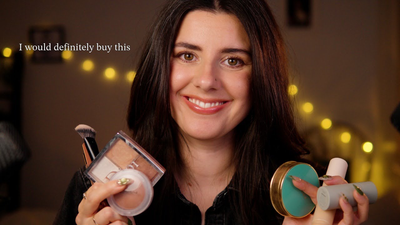 ASMR if i lost all my makeup here's what i would buy again 💕