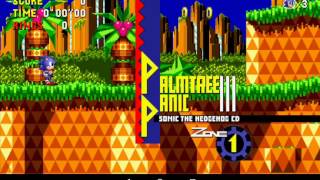 Sonic CD - Palmtree Panic Speed Run (No Voice Commentary)
