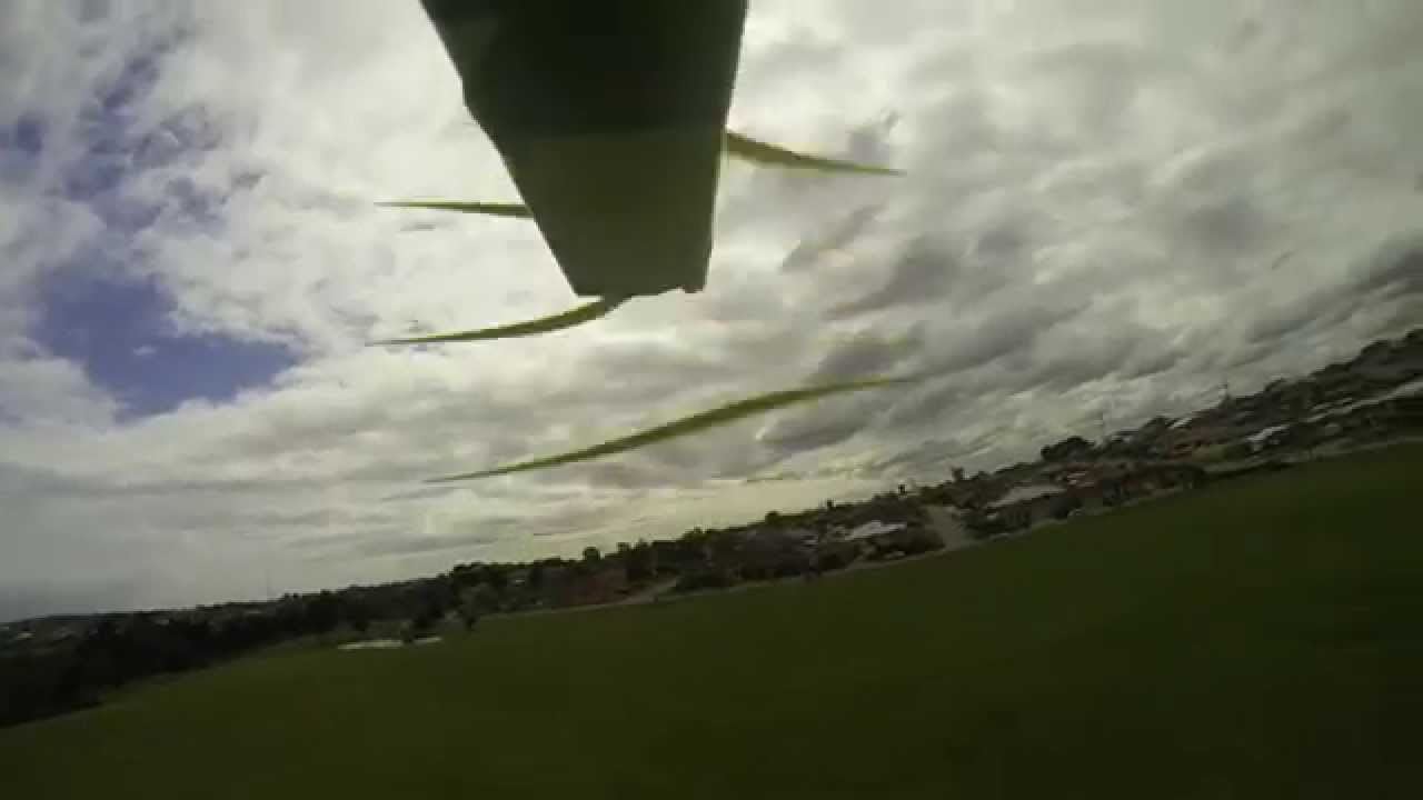 Corflute RC Plane test flights.