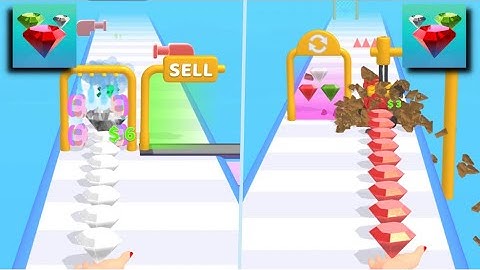 Gem Stack in Mobile Game Max Level Walkthrough iOS, Android Gameplay Trailer New Update ZHSE104