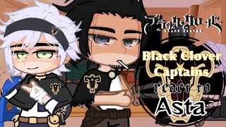 🍀 Black Clover Captains React to Asta│Black Clover Reacts 🍀