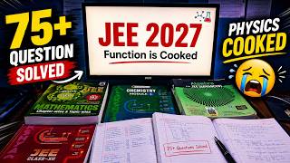 Functions Is Getting Serious 😮‍💨 | 80+ Questions Solved In 1 Day🔥| JEE 2027 Grind