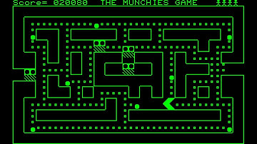 Sharp MZ-80C Game: Munchies (1983)