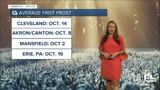 When Northeast Ohio can expect first frost