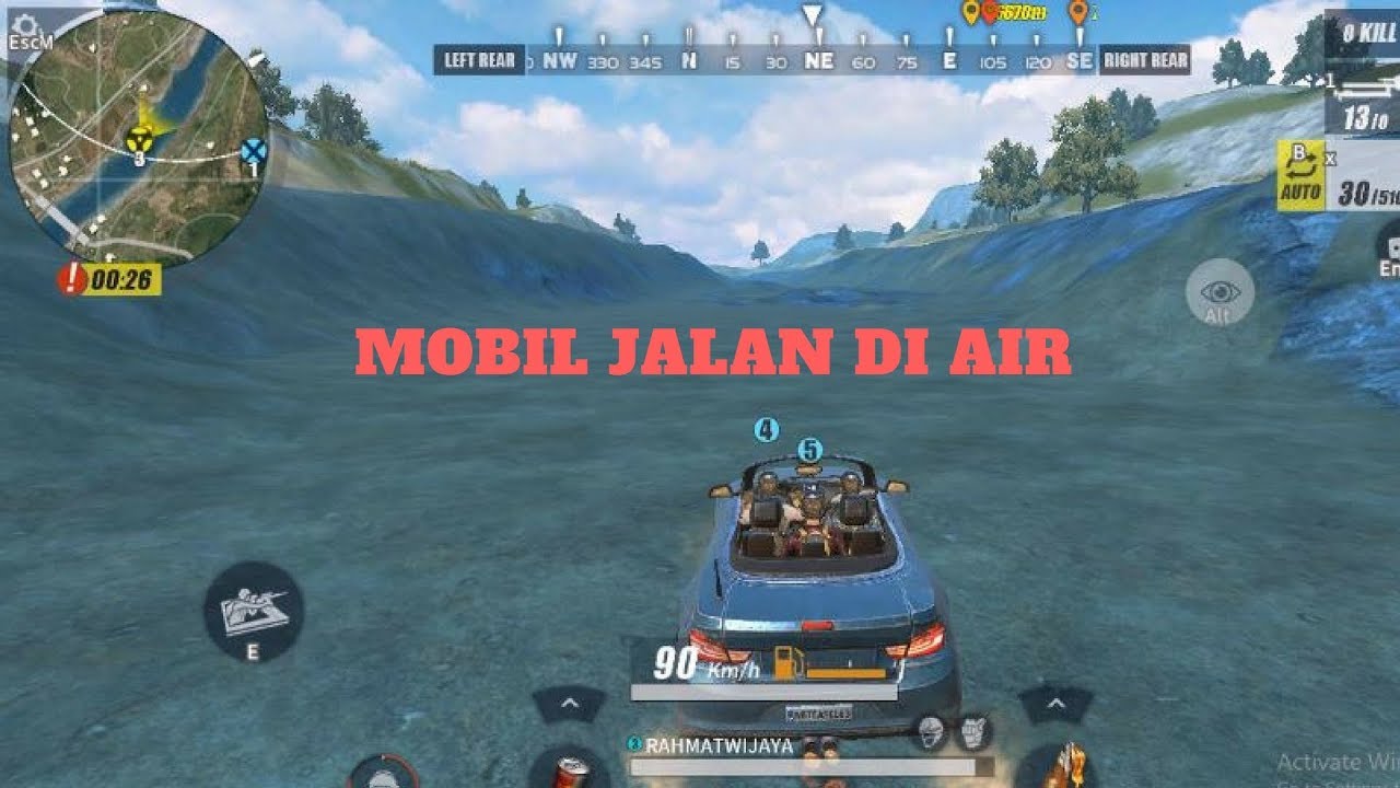 CHEAT MOBIL JALAN DI AIR RULES OF SURVIVAL YouTube