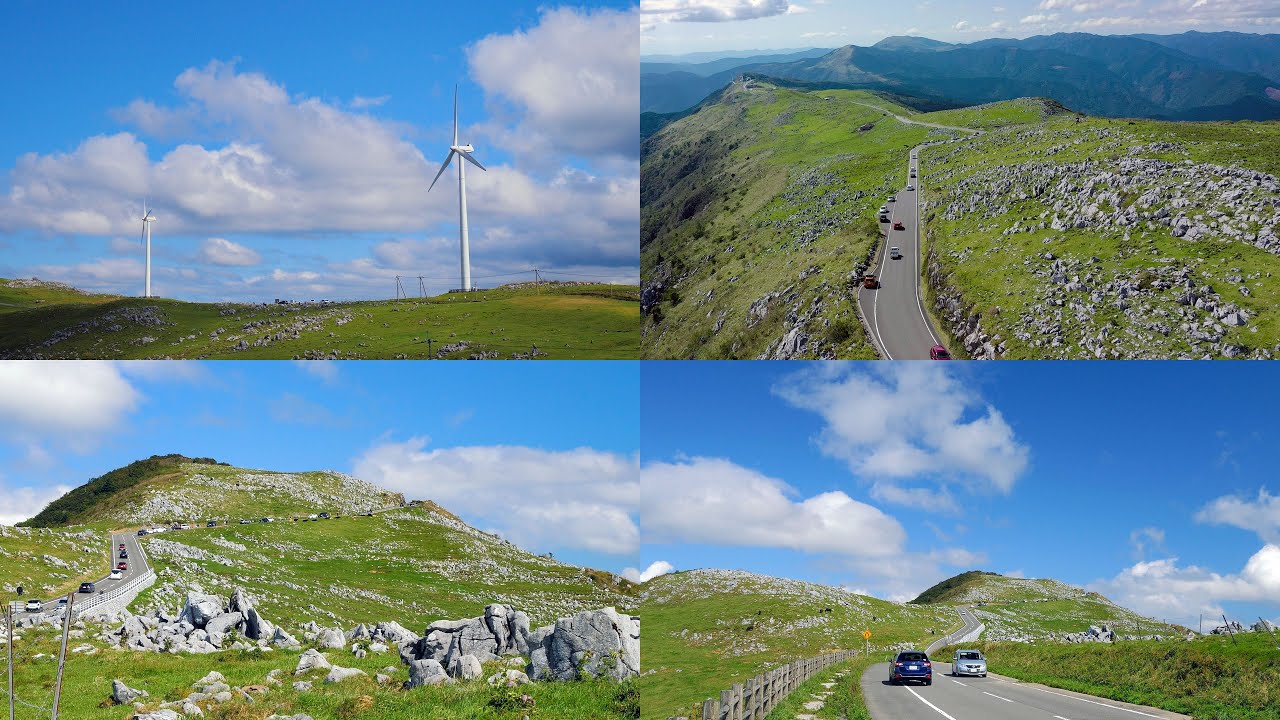 [4K] 天空のカルスト「四国カルスト」 Shikoku Karst Mountain in the Sky