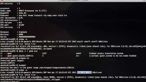 Running x86 applications on ARM using Eltechs ExaGear