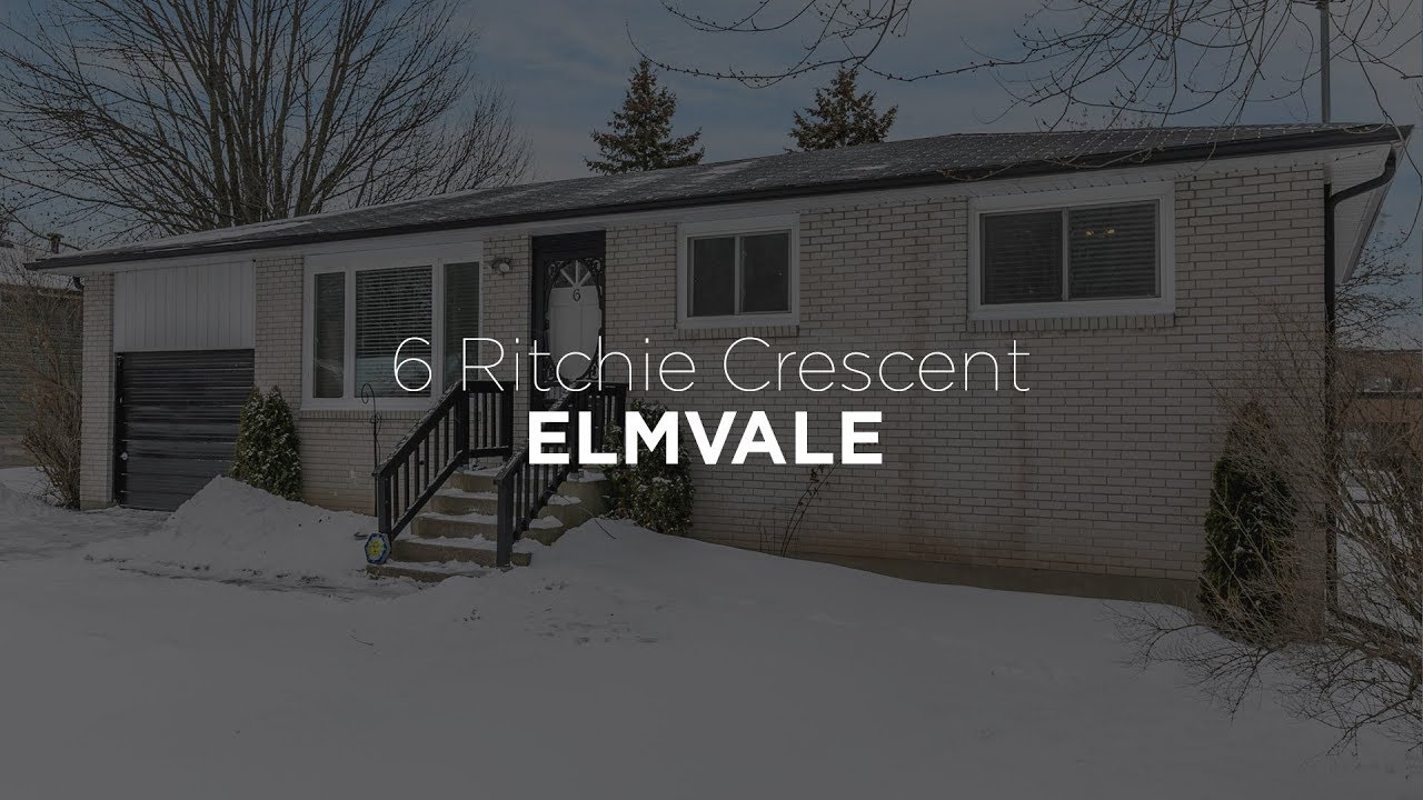 6 Ritchie Crescent, Elmvale 349,900 YouTube