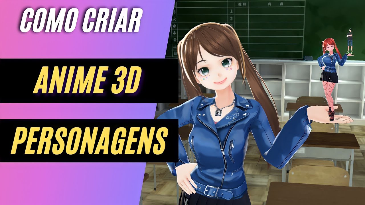 Como criar personagens 3D para jogos no Android [ Personagens de Anime] 