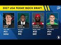 SHOCKING 2027 NFL Mock Draft From USA Today: Latest Round 1 Projections Ft. BOLD QB Pick