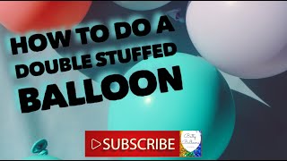 How To Double Stuff a Balloon | DOUBLE STUFFED BLUSH PINK BALLOON| DIY DOUBLE STUFFING BALLOONS