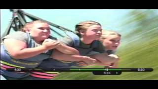 Bogdan Landro on Dive Devil Bungee Jump at Magic Mountain