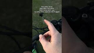 Poor bikey bell🔔#edit #mtb #viral #bike