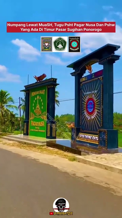 P3rm!$! Nump4n9 L3w4t MuaSH, Tugu Psht Pagar Nusa Dan Pshw Y4n9 4d4 Di Sugihan Ponorogo #shorts