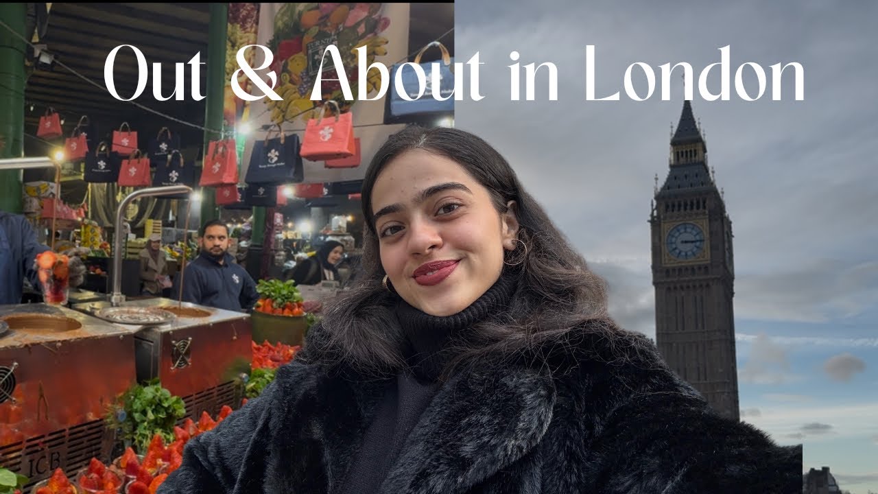LONDON BABY! | London Eye (lowkey), Big Ben, Borough Market 🍓