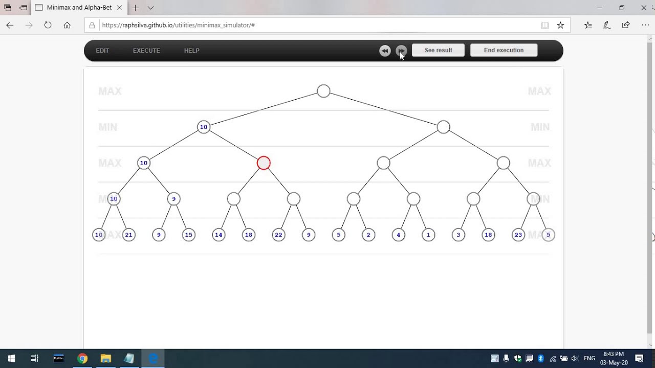 Unit 4 || Lec 3 : Minimax & Alpha-Beta Pruning Algorithm Online ...