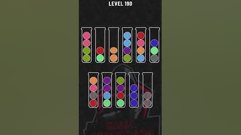 Ball Sort Puzzle | Level 190 | No Extra tube | Single Level