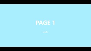 A Very Simple Page Transition using HTML/CSS/Javascript