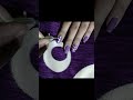 # beautiful nail art 💅  #shorts .#nail diy  #easy nail designs 💜❤️💜