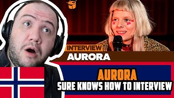 🇳🇴 AURORA sure knows how to interview | Like A Version | TEACHER PAUL REACTS NORGE